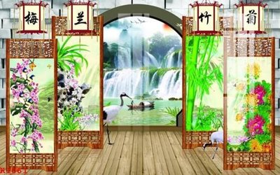 Tải file File gốc in tranh tổng hợp K1061 (ảnh gốc) file AI/EPS