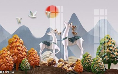 File gốc in tráng gương File gốc in tranh tổng hợp K10984 chi tiết