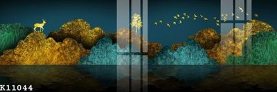 Download file gốc File gốc in tranh tổng hợp K11044 (in lụa) tranh 3D