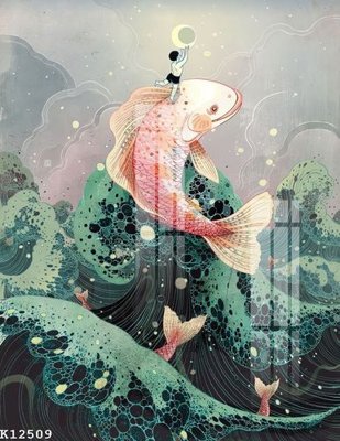 File gốc File gốc in tranh tổng hợp K12509 (PNG) trong suốt (transparent)