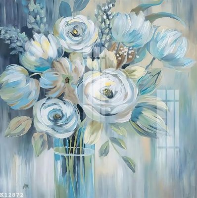 File gốc File gốc in tranh tổng hợp K12872 (in lụa) họa tiết 3D