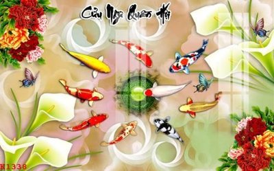 File gốc File gốc in tranh tổng hợp K1338 (in lụa) tranh mã đáo