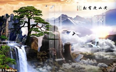 File PSD File gốc in tranh tổng hợp K13451 (nguyên gốc) chất lượng cao