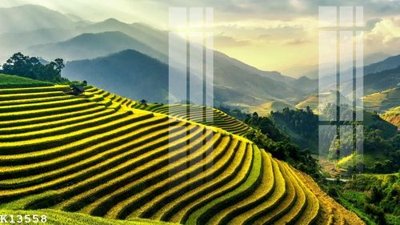 File gốc File gốc in tranh tổng hợp K13558 (PSD/TIFF) độ phân giải cao