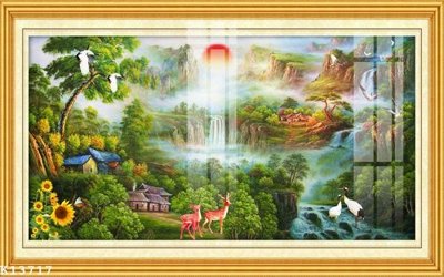 File ảnh File gốc in tranh tổng hợp K13717 (gốc) in standee