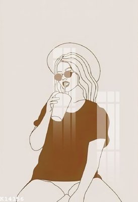 File gốc File gốc in tranh tổng hợp K14156 (in ấn) màu sắc trung thực