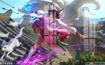 File gốc File gốc in tranh tổng hợp K14268 (in lụa) tranh mã đáo