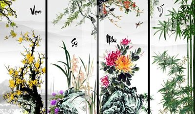 Ảnh gốc File gốc in tranh tổng hợp K14357 (nét căng) in mica