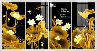 File gốc File gốc in tranh tổng hợp K15065 (in lụa) tranh phong thủy