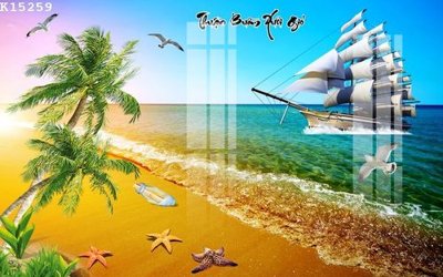 Download file gốc File gốc in tranh tổng hợp K15259 (in mica) 3D