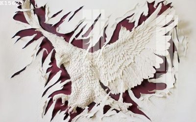 File tranh gốc in trần nhà File gốc in tranh tổng hợp K15623 3D