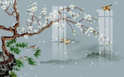 File tranh File gốc in tranh tổng hợp K15734 (bản gốc) treo tường