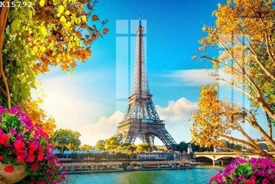 File in trần File gốc in tranh tổng hợp K15792 (bản gốc) mây trời