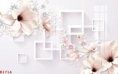 File in trần File gốc in tranh tổng hợp K1714 (bản gốc 3D) sống động