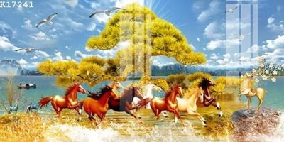 File tranh File gốc in tranh tổng hợp K17241 (bản gốc) in lụa 3D