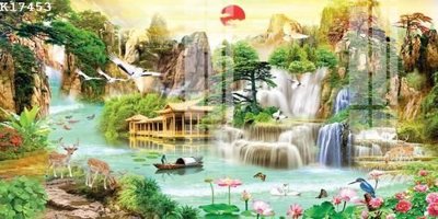 Download file File gốc in tranh tổng hợp K17453 (gốc) in mica cao cấp