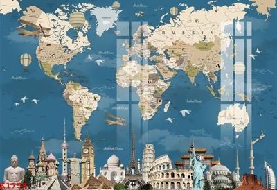 File gốc File gốc in tranh tổng hợp K1758 (in tráng gương) hiện đại