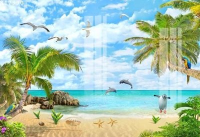 File in lụa File gốc in tranh tổng hợp K17990 (phong cảnh) File gốc in tranh tổng hợp K17990