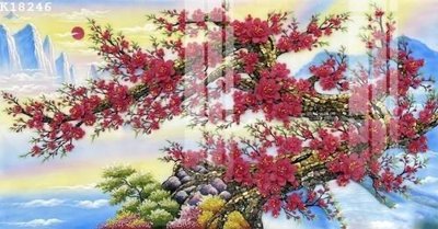 File tranh File gốc in tranh tổng hợp K18246 (bản gốc) treo tường