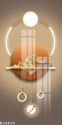 File gốc File gốc in tranh tổng hợp K18819 (phong cách) tối giản