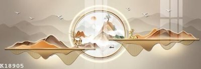 Chi tiết file ảnh File gốc in tranh tổng hợp K18905 sắc nét