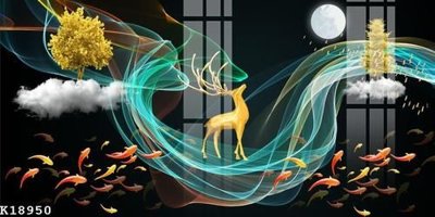 File tranh File gốc in tranh tổng hợp K18950 (ảnh gốc) in trần xuyên sáng