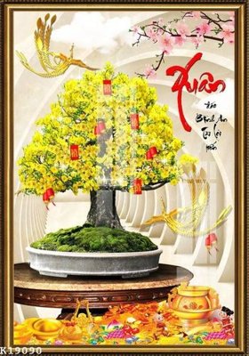 File gốc File gốc in tranh tổng hợp K19090 (phong cách) châu Âu