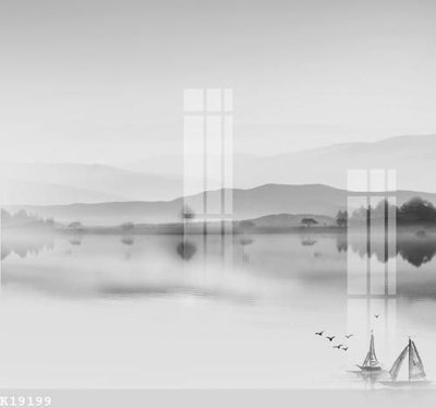 File PSD File gốc in tranh tổng hợp K19199 (bản gốc) đã tách nền