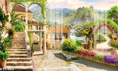 Hình ảnh file gốc File gốc in tranh tổng hợp K19580 cho in UV