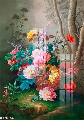 File in mica File gốc in tranh tổng hợp K19666 (bản gốc) làm vách ngăn