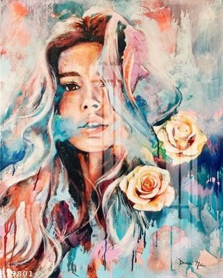 File gốc File gốc in tranh tổng hợp K19801 (in ấn) màu sắc trung thực