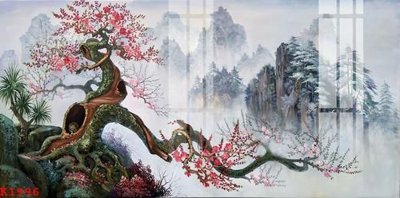 File gốc File gốc in tranh tổng hợp K1996 (in lụa) tranh phong thủy