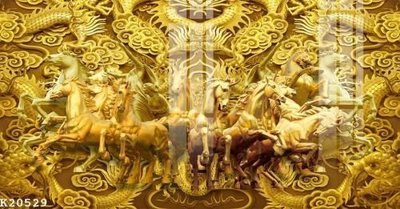 File tranh File gốc in tranh tổng hợp K20529 (file gốc) chủ đề phong thủy