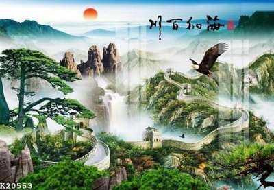 File tranh File gốc in tranh tổng hợp K20553 (gốc) in vải canvas