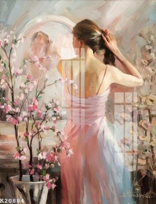 File gốc File gốc in tranh tổng hợp K20884 (cho in UV) siêu nét