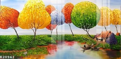 File gốc File gốc in tranh tổng hợp K20942 (in mica) trang trí