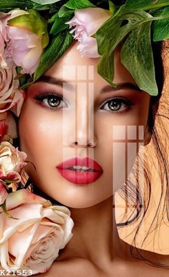 File in trần File gốc in tranh tổng hợp K21553 (file gốc) hoa văn 3D