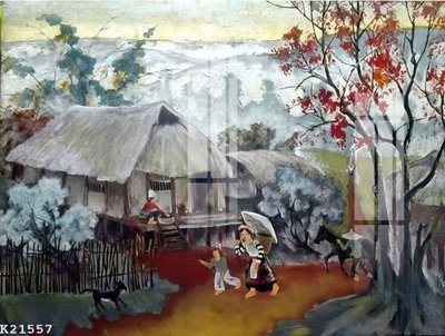 File tranh PSD File gốc in tranh tổng hợp K21557 chất lượng cao