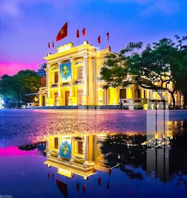 File in trần File gốc in tranh tổng hợp K22562 (bản gốc) mây trời