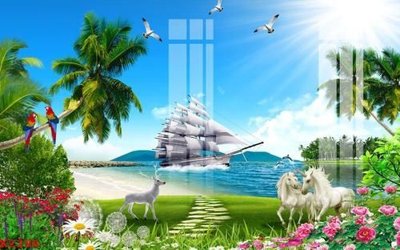 Tải file gốc File gốc in tranh tổng hợp K2298 (bản PSD) còn layer