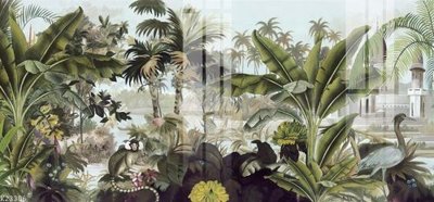 File in trần File gốc in tranh tổng hợp K23306 (bản gốc) phong cảnh