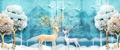 File tranh File gốc in tranh tổng hợp K23488 (bản gốc) treo quán cafe