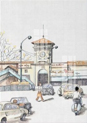 File tranh File gốc in tranh tổng hợp K23528 (bản gốc) in lụa 3D