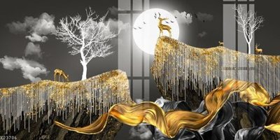 Tải file File gốc in tranh tổng hợp K23706 (ảnh gốc) file AI/EPS