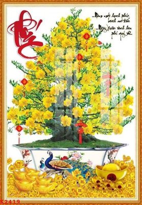 File ảnh File gốc in tranh tổng hợp K2419 (gốc) in poster