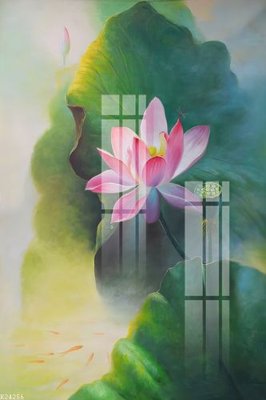 File in mica File gốc in tranh tổng hợp K24256 (bản gốc) làm vách ngăn