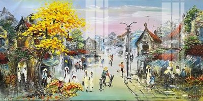 File in trần File gốc in tranh tổng hợp K24278 (bản gốc) mây trời