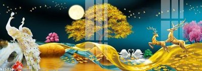 File tranh File gốc in tranh tổng hợp K25236 (gốc) chủ đề tĩnh vật