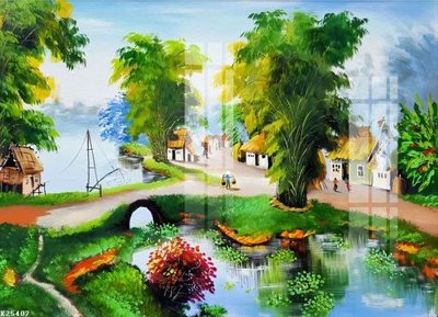 File tranh in tráng gương File gốc in tranh tổng hợp K25407 (siêu nét)