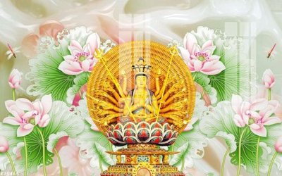 File in trần File gốc in tranh tổng hợp K25465 (bản gốc 3D) sống động